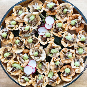 Mushroom Avocado Pastry Cup