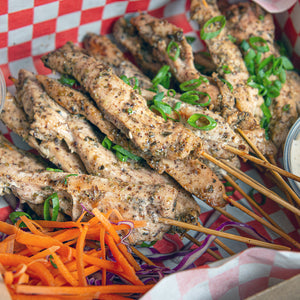 Zatar Chicken Skewers