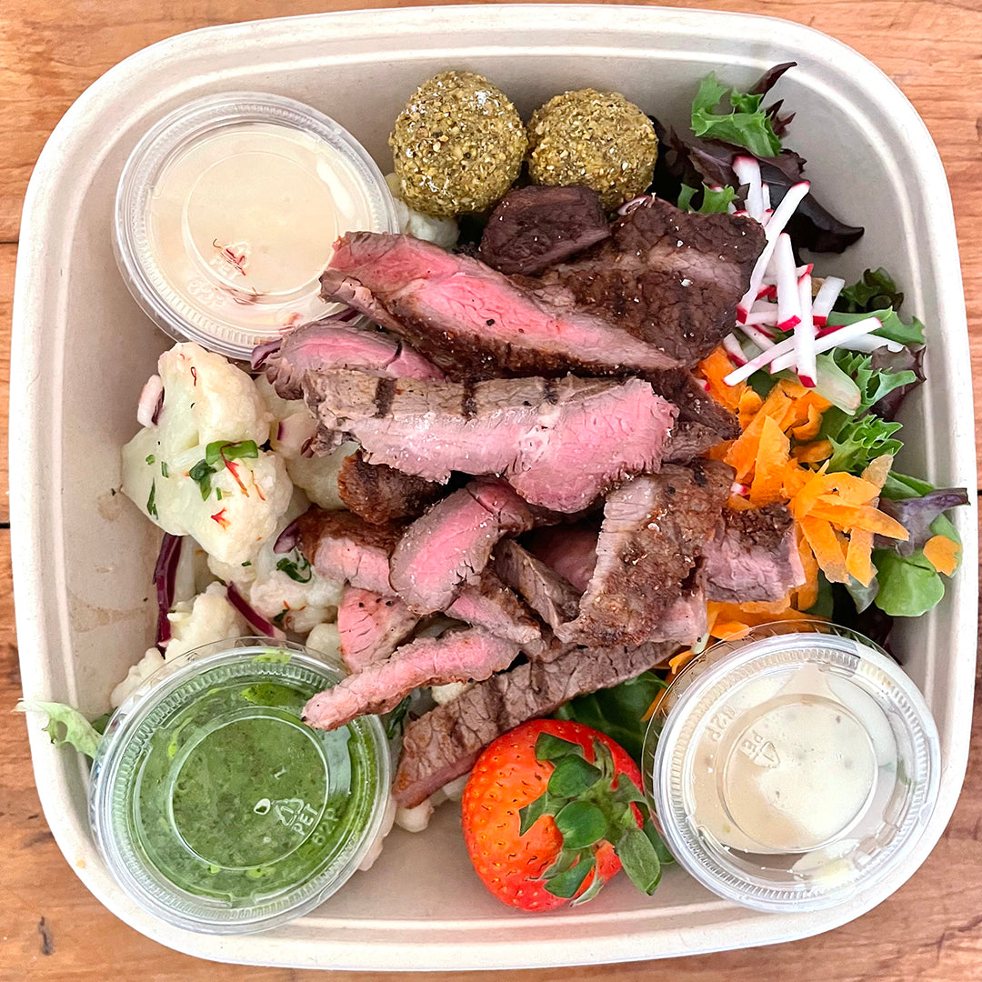Tahini Steak Salad