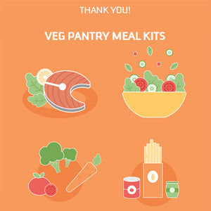 THANK YOU! Vegetable Pantry Meal Kits