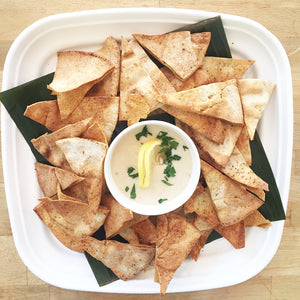 Hummus and Crisps